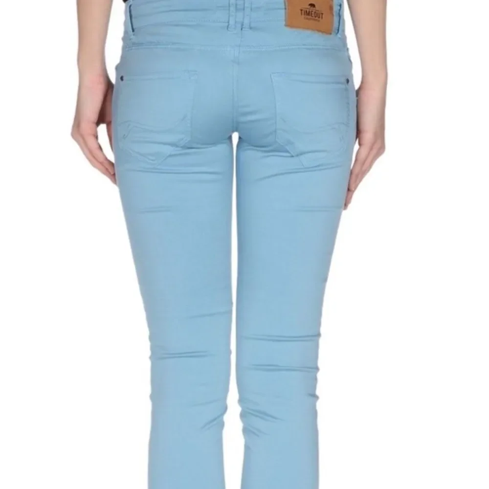 Low Rise Blue Fog Lightweight Skinny Jeans by Time Out NEW